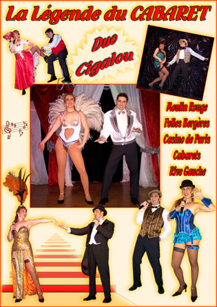 Cigalou affiche cabaret